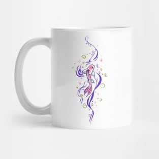 colorful groovy fish retro Mug